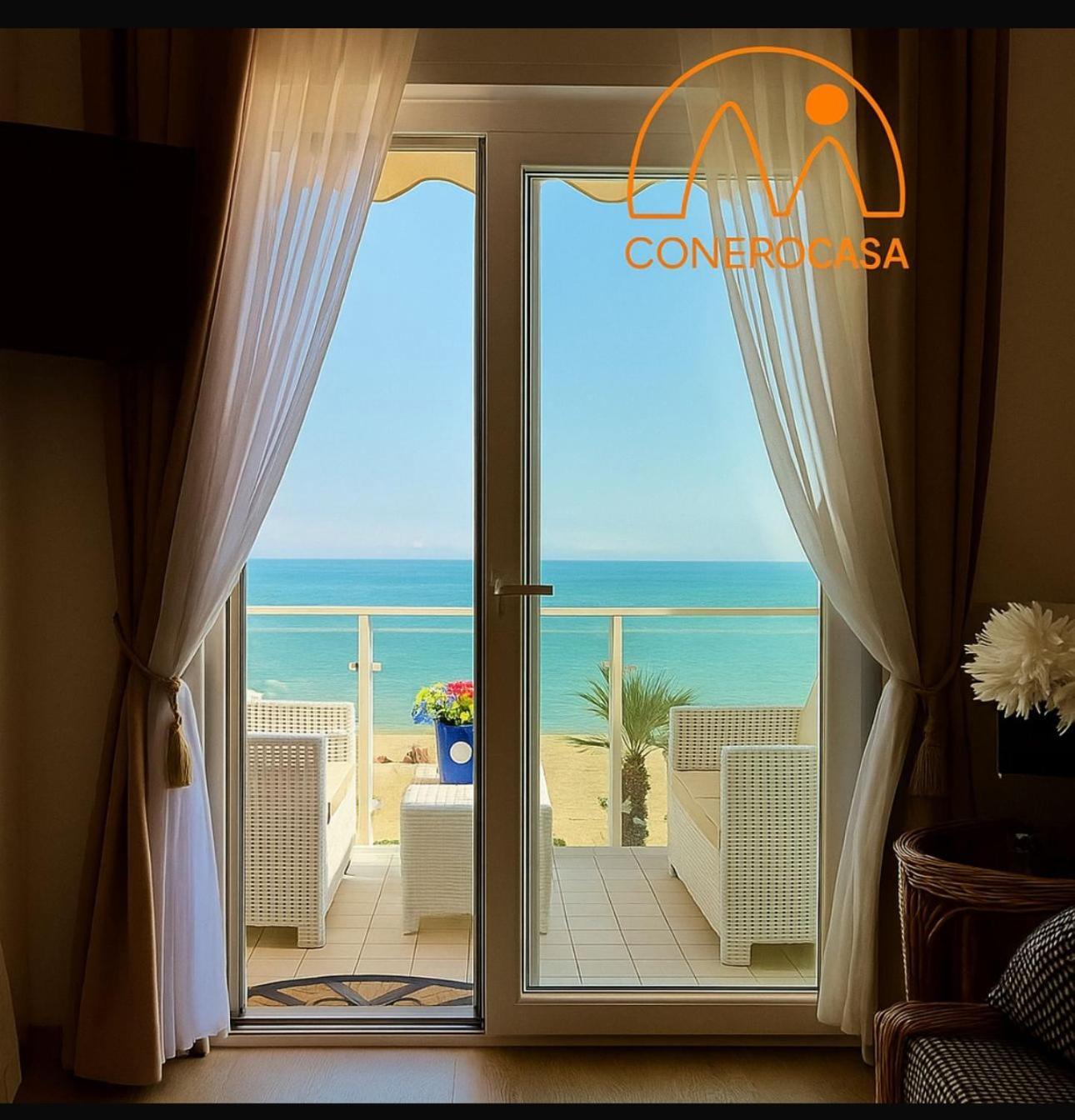 Conero Casa - Marcelli Di Numana In Via Litoranea 101 Sul Mare Vista Spiaggia Con Parcheggio Esclusivo Exterior foto